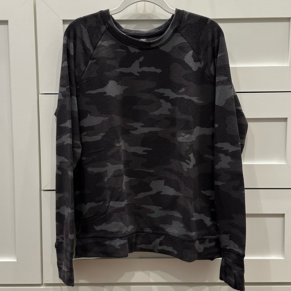 Athleta Girl Camouflage sweatshirt, Size Large (12)